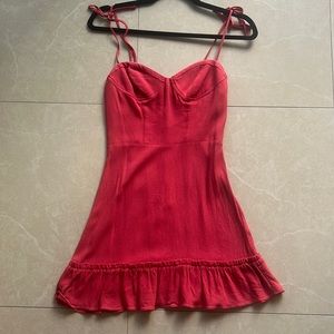 Sunday Best Red Corset Mini Dress XXS Romantic Sweetheart Date Night Birthday